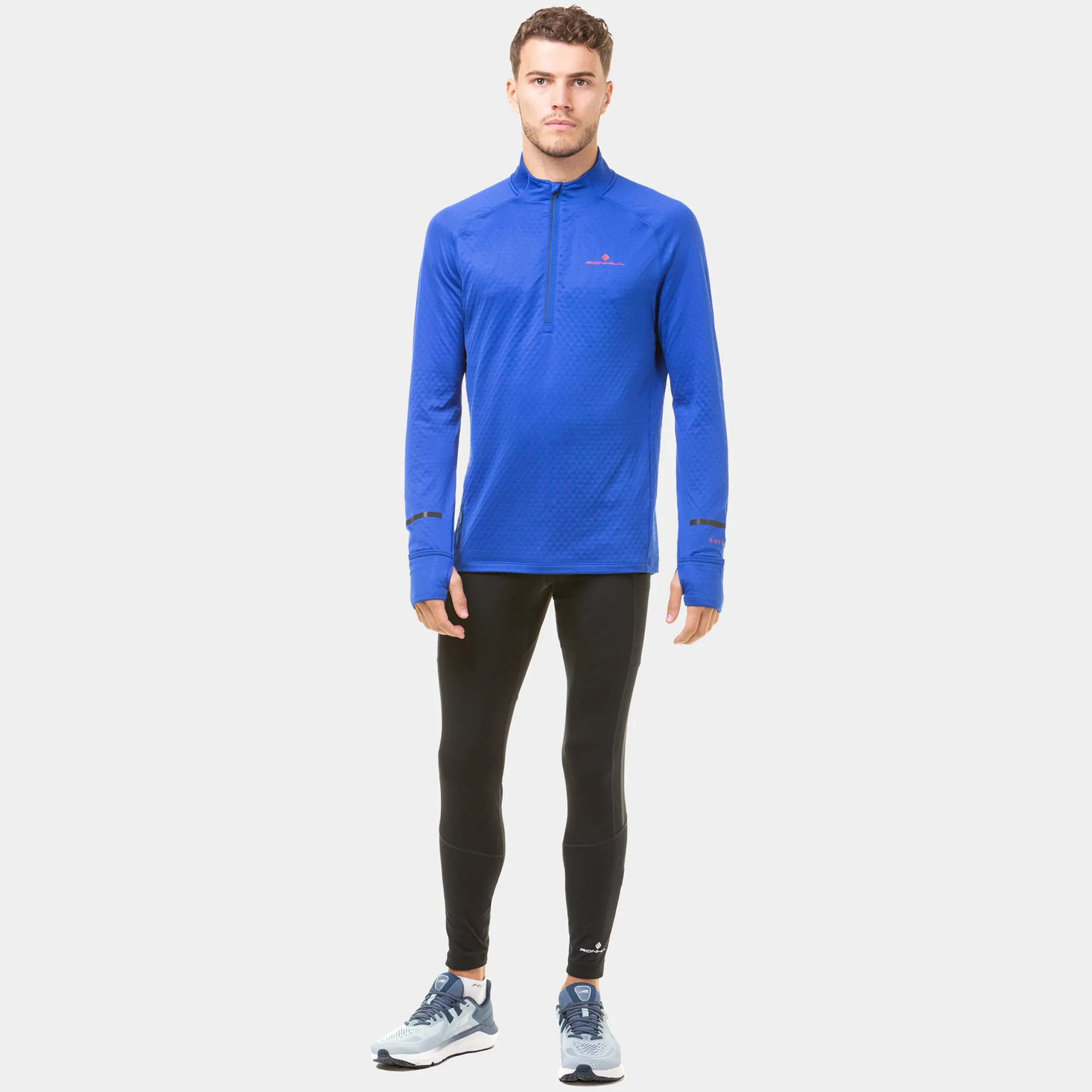 Ronhill Tech Prism 1/2 Zip Camiseta De Running Hombres