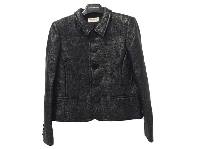 Saint Laurent Chaquetas Negro 