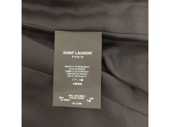 Saint Laurent Chaquetas Negro 