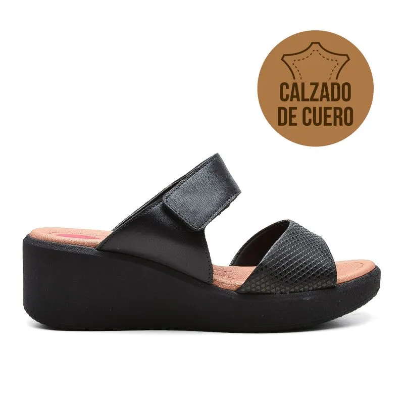 SANDALIA CASUAL DE CUERO USAFLEX EDNA