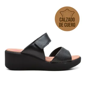 SANDALIA CASUAL DE CUERO USAFLEX EDNA