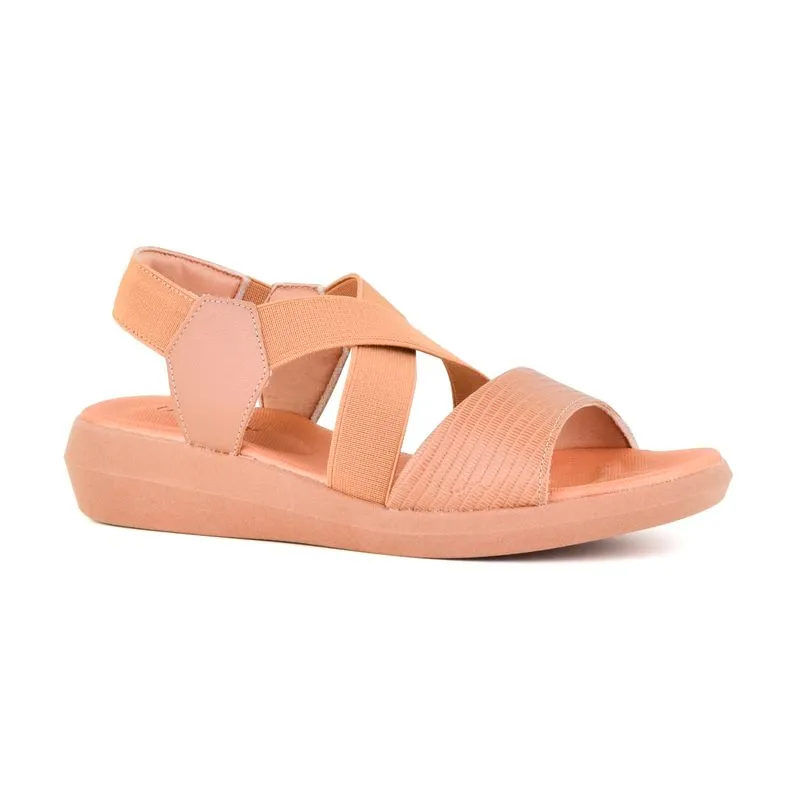 Sandalia Casual de Cuero Usaflex Enith