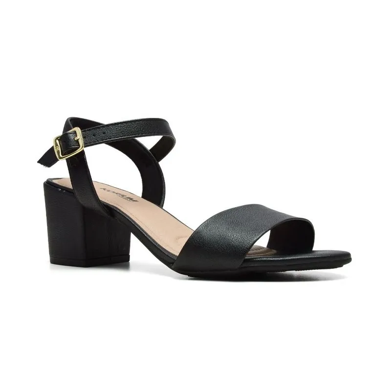 SANDALIA CASUAL TACO ALTO KORIUM CONFORT SOPHIE BLACK