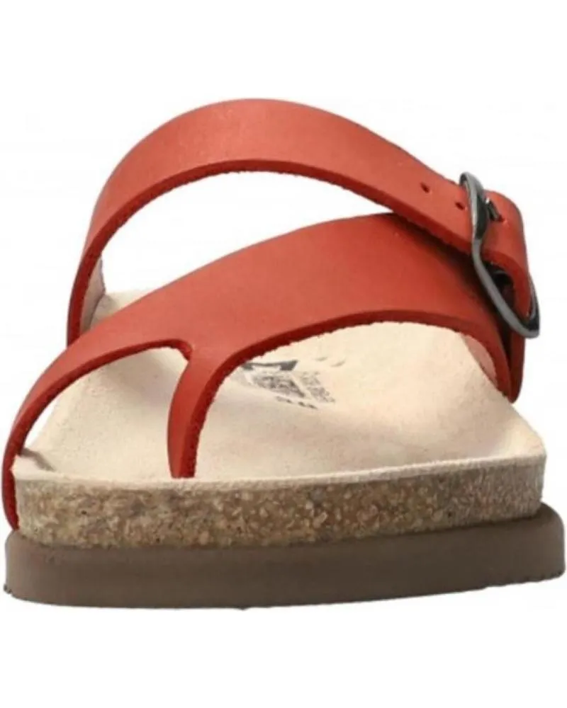 Sandalias de Mujer MEPHISTO HELEN PIEL ROJA ROJO