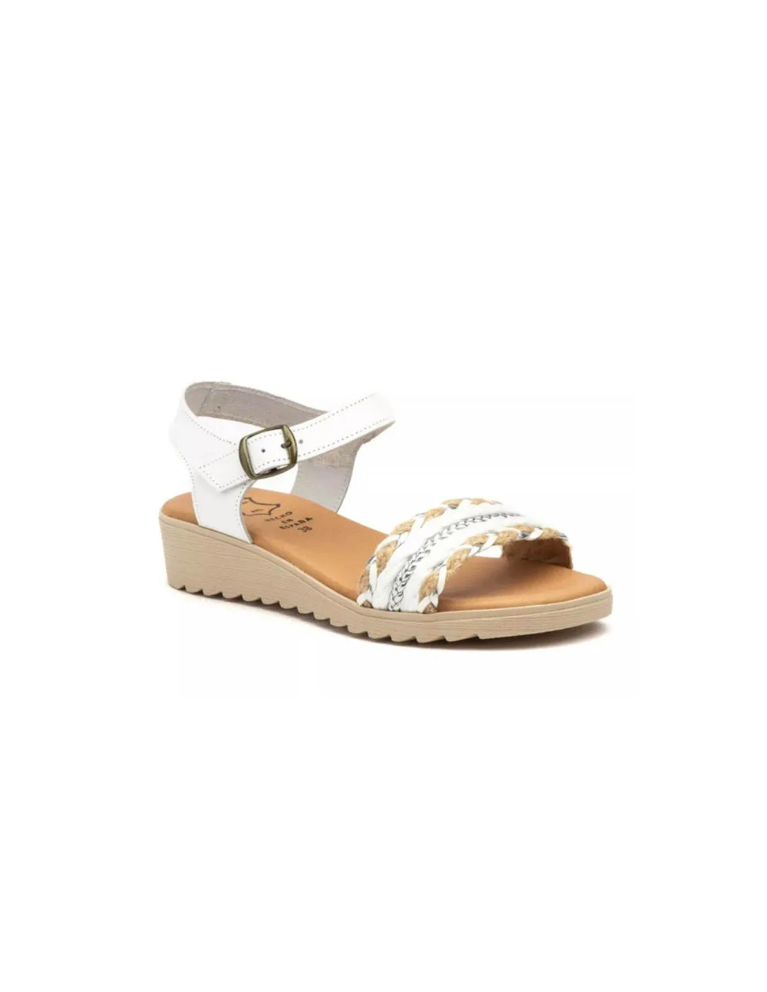 Sandalias Mujer Piel Blancas