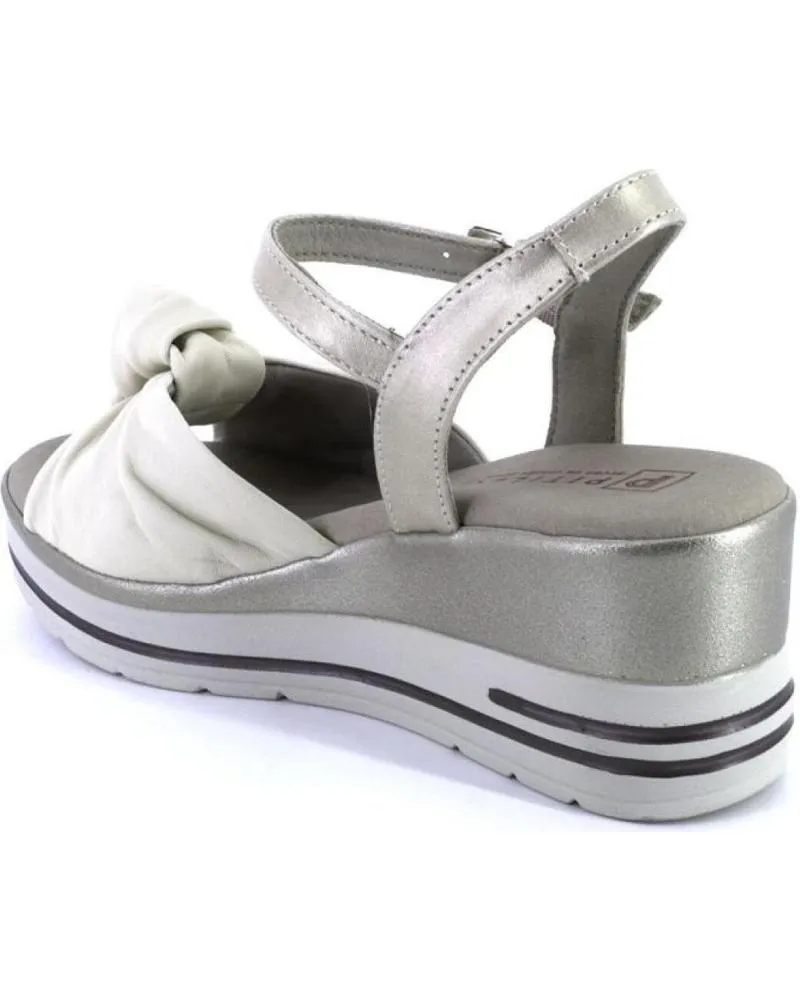 Sandalias PITILLOS  de Mujer 2611-23 SANDALIAS DE MUJER PIEL  CREMA