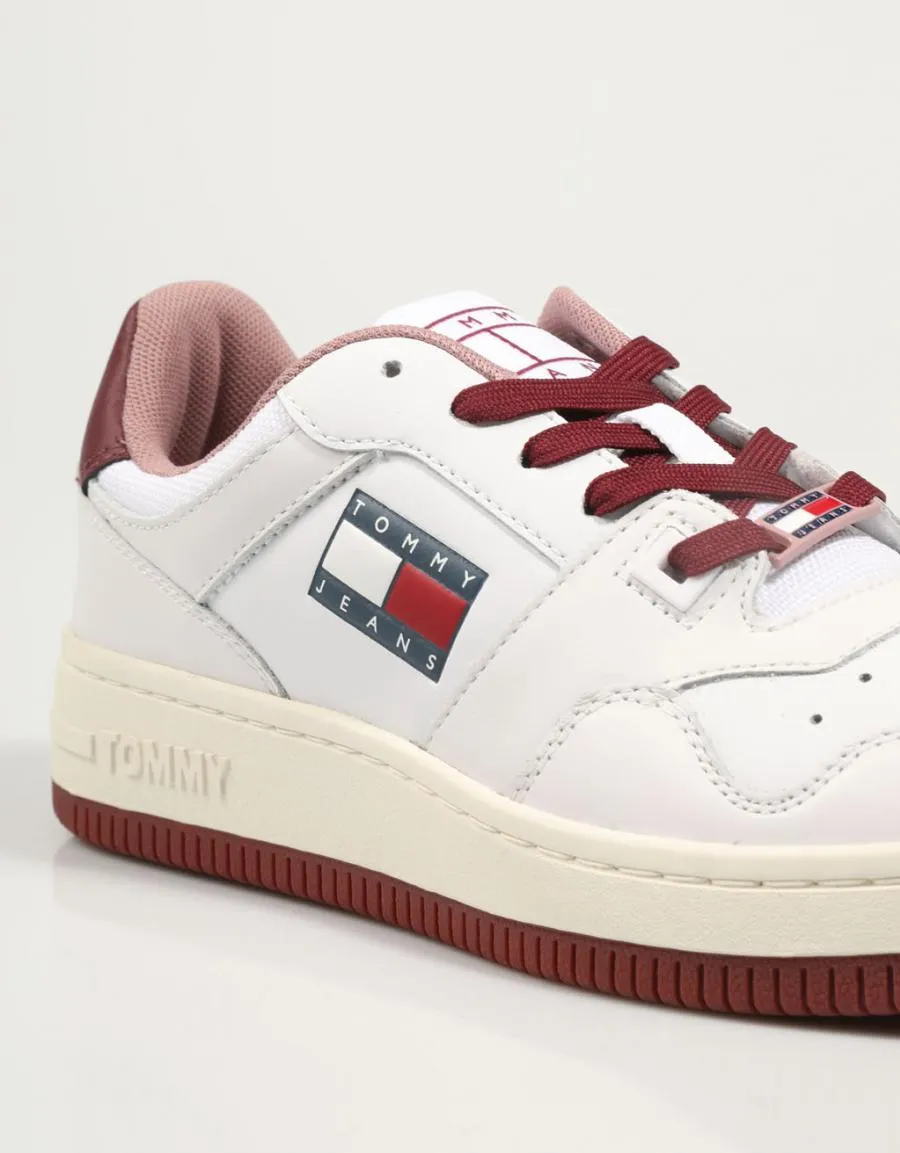  sapatilhas TOMMY HILFIGER Tommy Jeans Retro Low Basket en Branco 79953