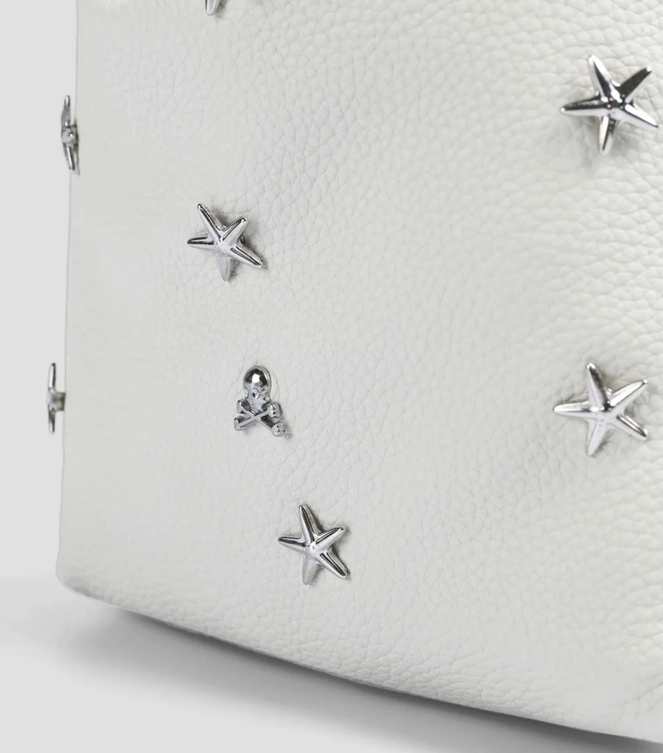 Scalpers Bolso crossbody en piel con estrellas metálicas Mujer