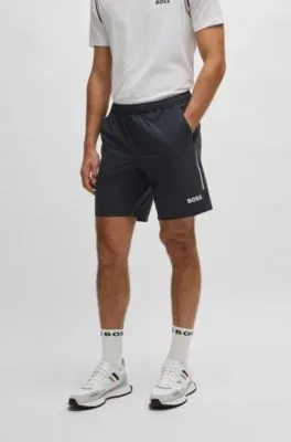 Shorts de tenis activos BOSS x Matteo Berrettini en tejido multielástico