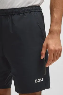 Shorts de tenis activos BOSS x Matteo Berrettini en tejido multielástico