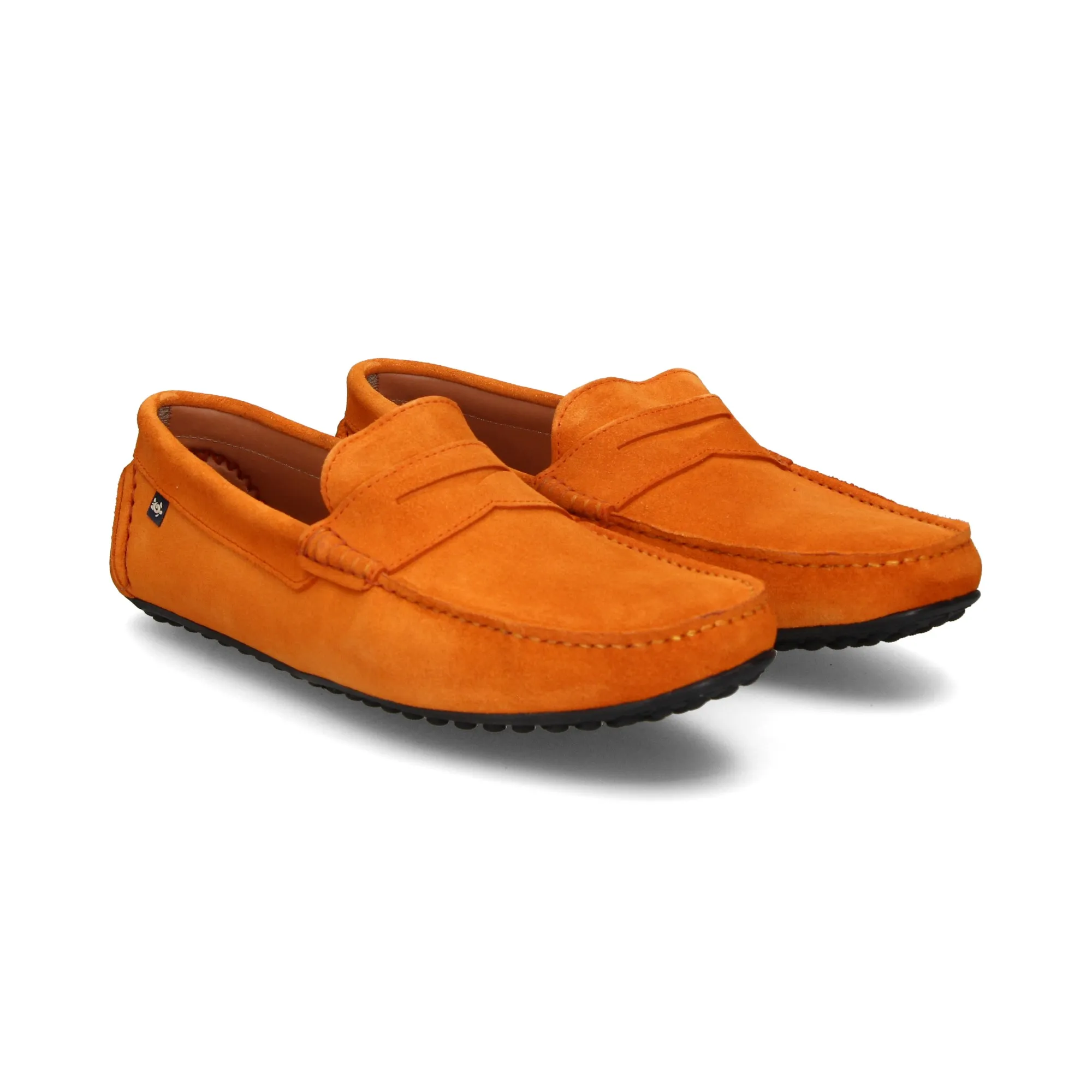 SOLER Mocasines de Hombre MANDARINA