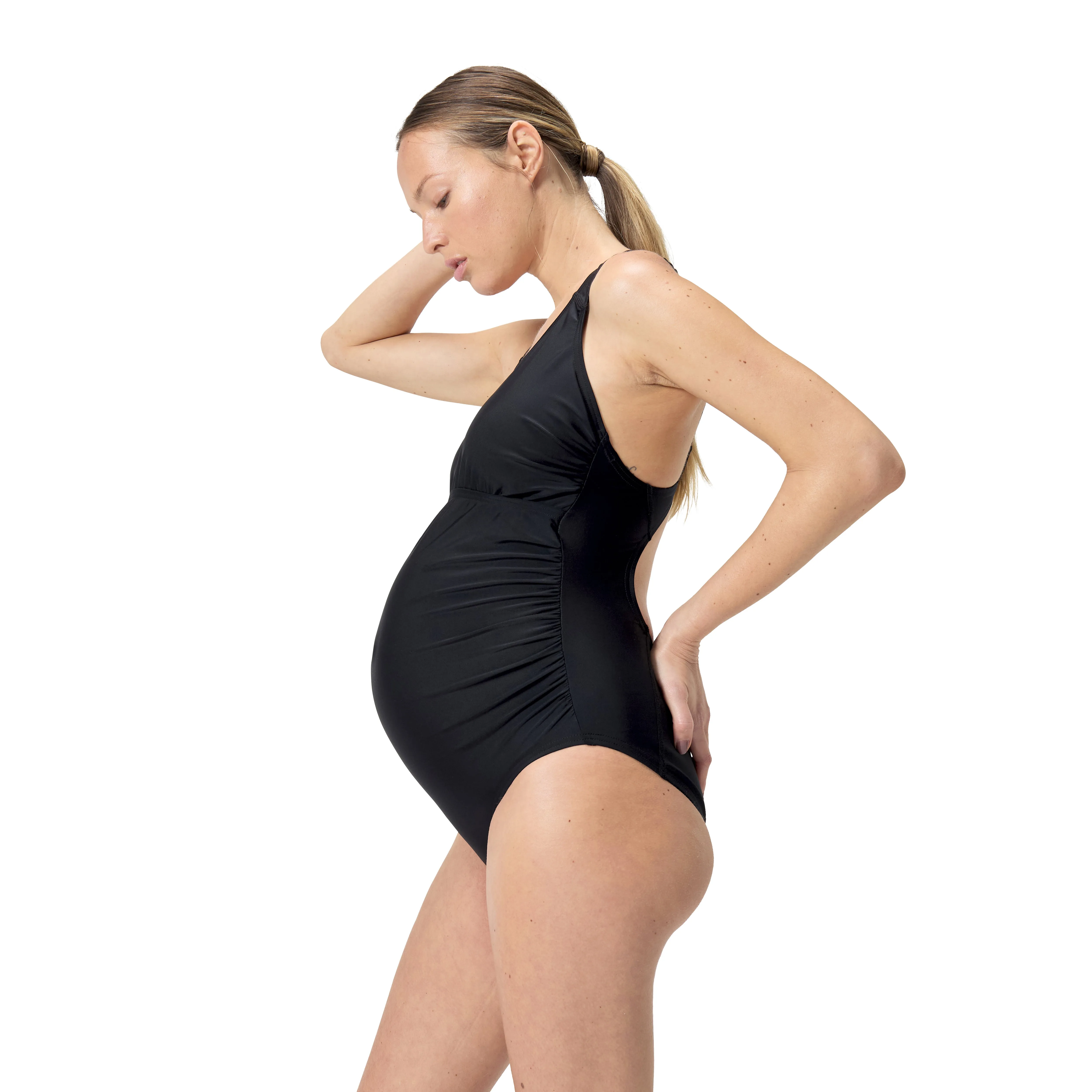 Speedo Womens Maternity Fitness 1pc Black