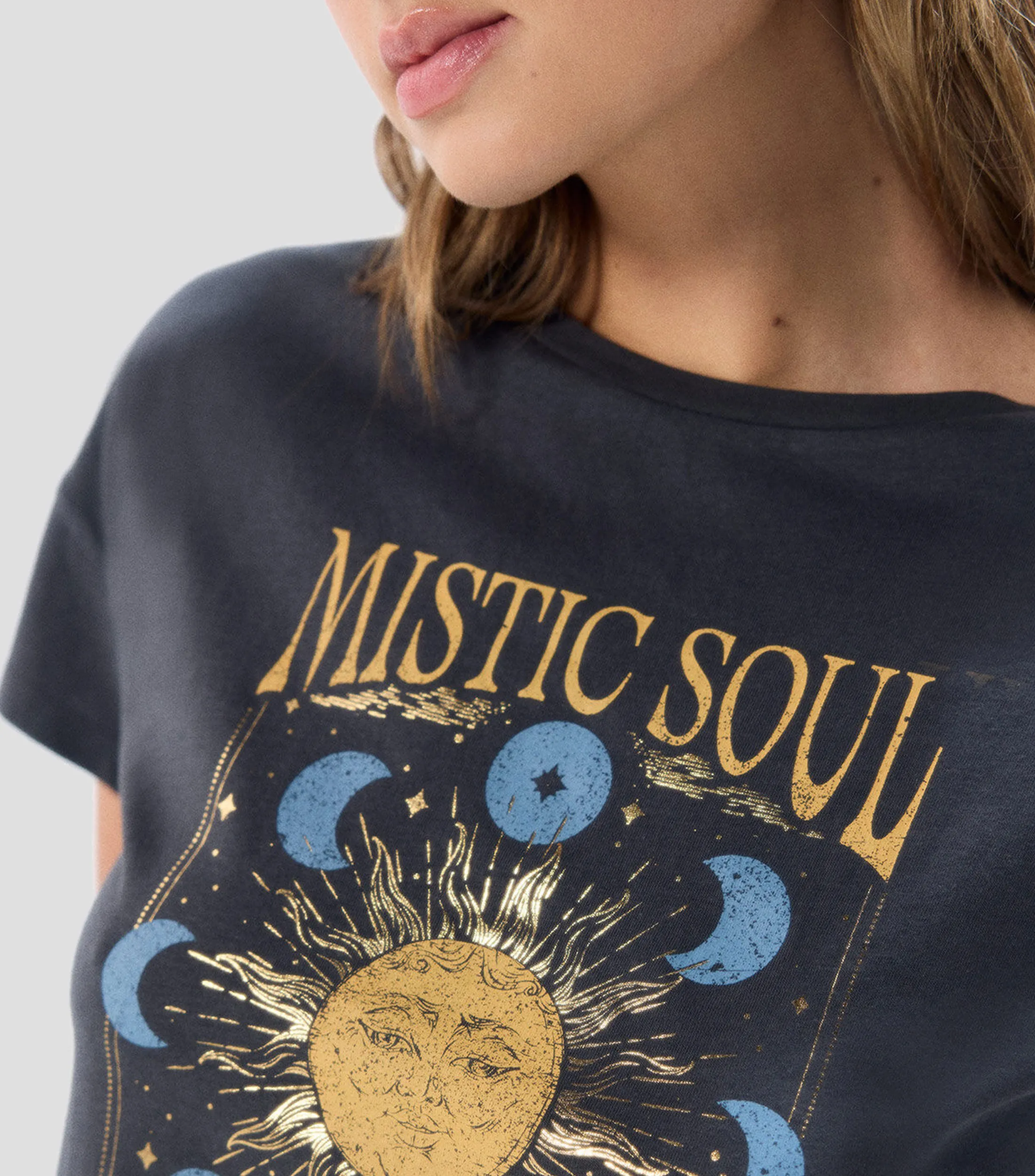 Springfield Playera "Mistic Soul" manga corta Mujer