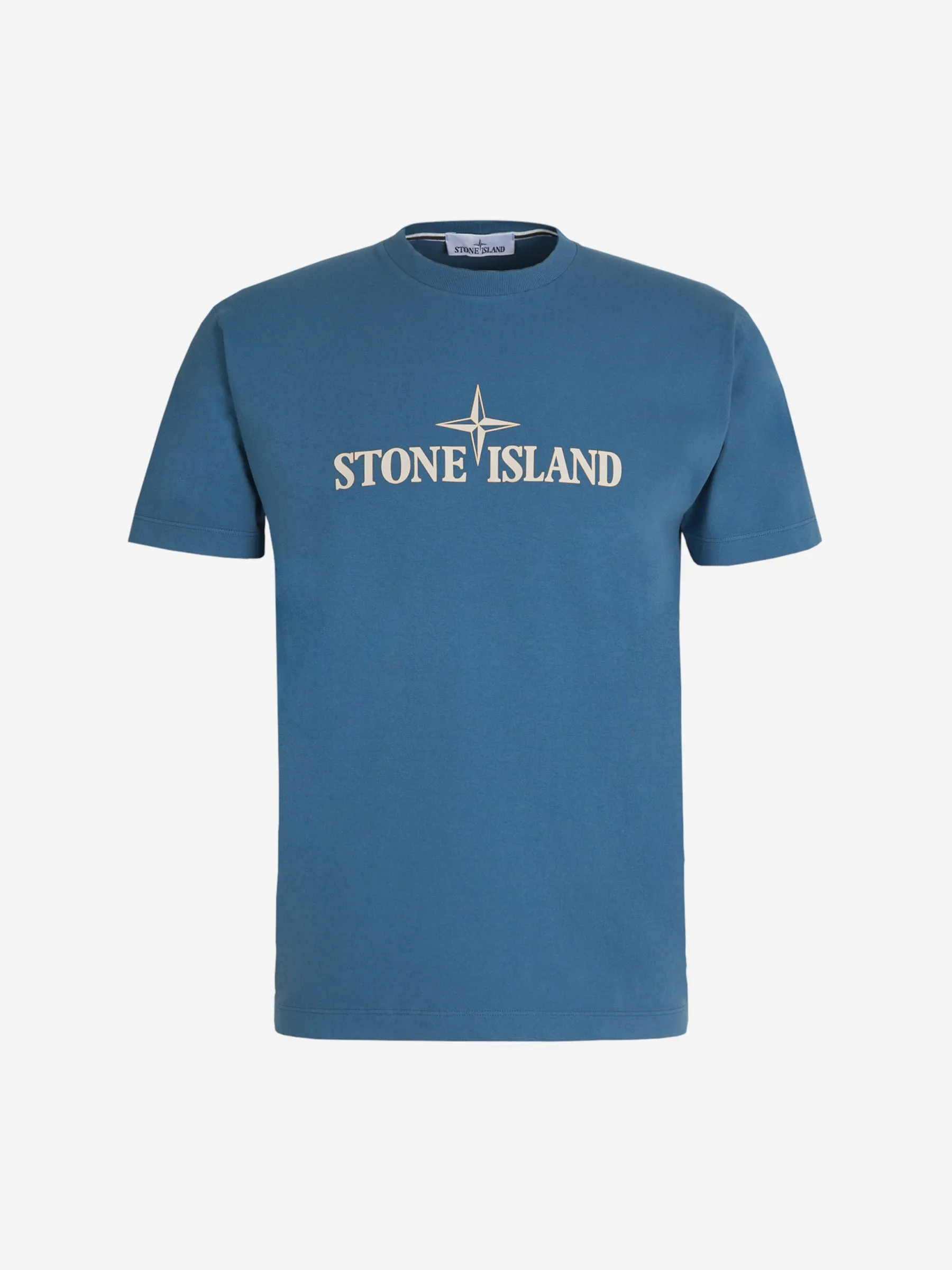 Stone Island Camiseta Logo Algodón