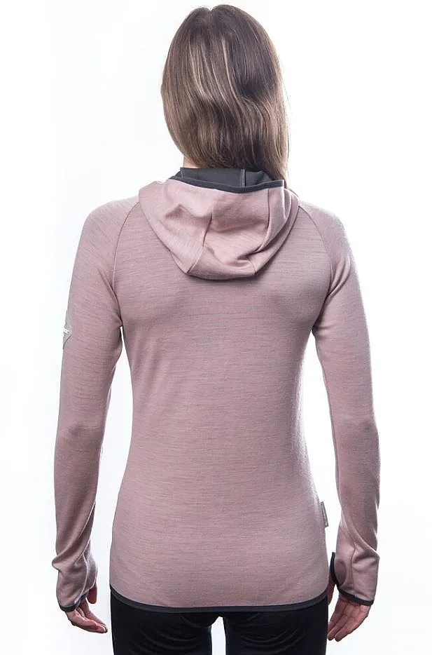 sudadera Sensor Merino Upper Triglav - Dusty Pink - women´s