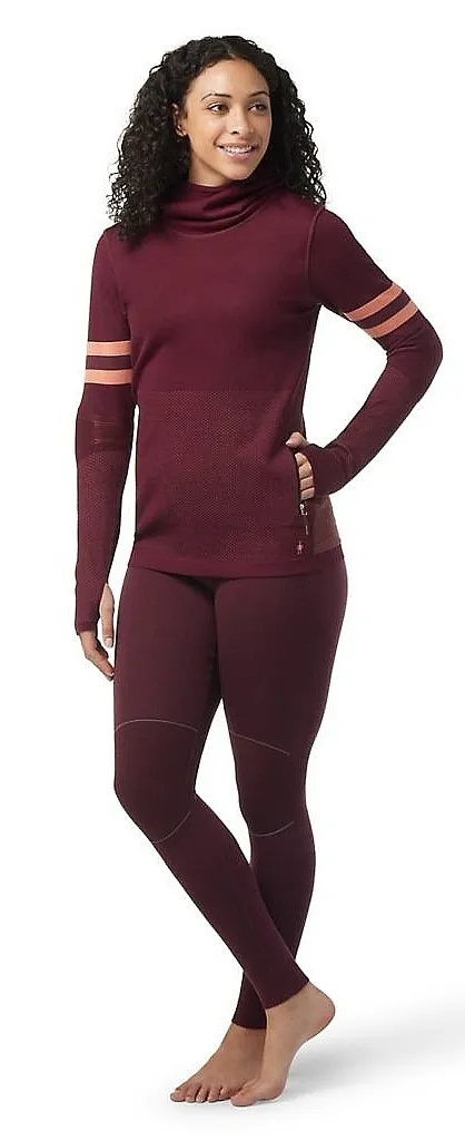 sudadera Smartwool Intraknit Merino Tech Pullover - Black Cherry - women´s