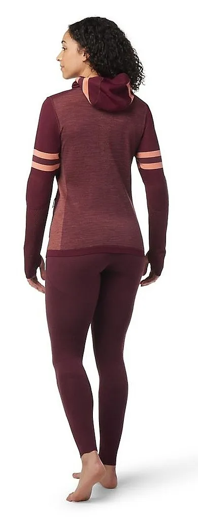 sudadera Smartwool Intraknit Merino Tech Pullover - Black Cherry - women´s