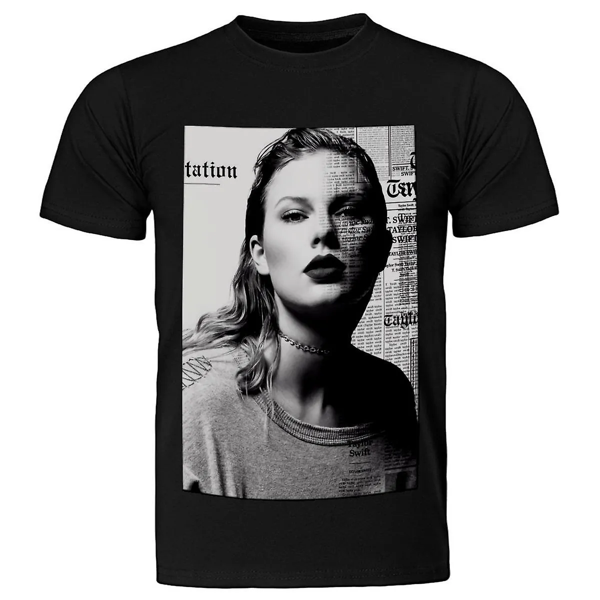 Taylor Swift's Reputation Tour (1)11 Ocio Hombres Mujeres Adultos Camiseta de manga corta Patrón personalizable Sport Negro 