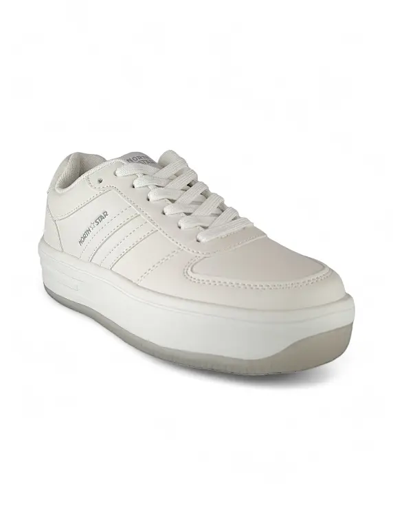 Tenis Colegiales Blancos Cordon Northstar