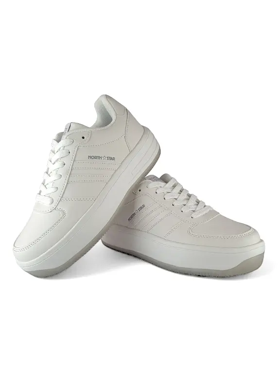 Tenis Colegiales Blancos Cordon Northstar