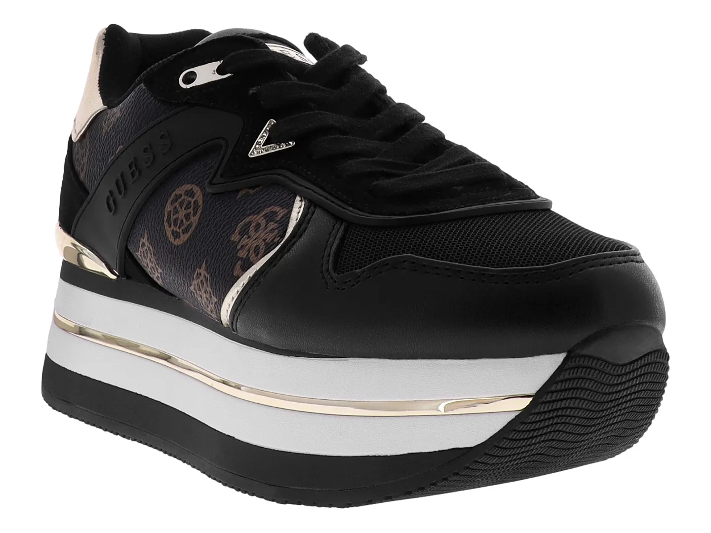 Tenis Guess Harinna Negro Para Mujer