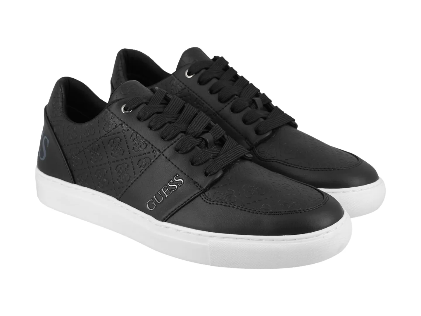 Tenis Guess Strokes Negro Para Hombre