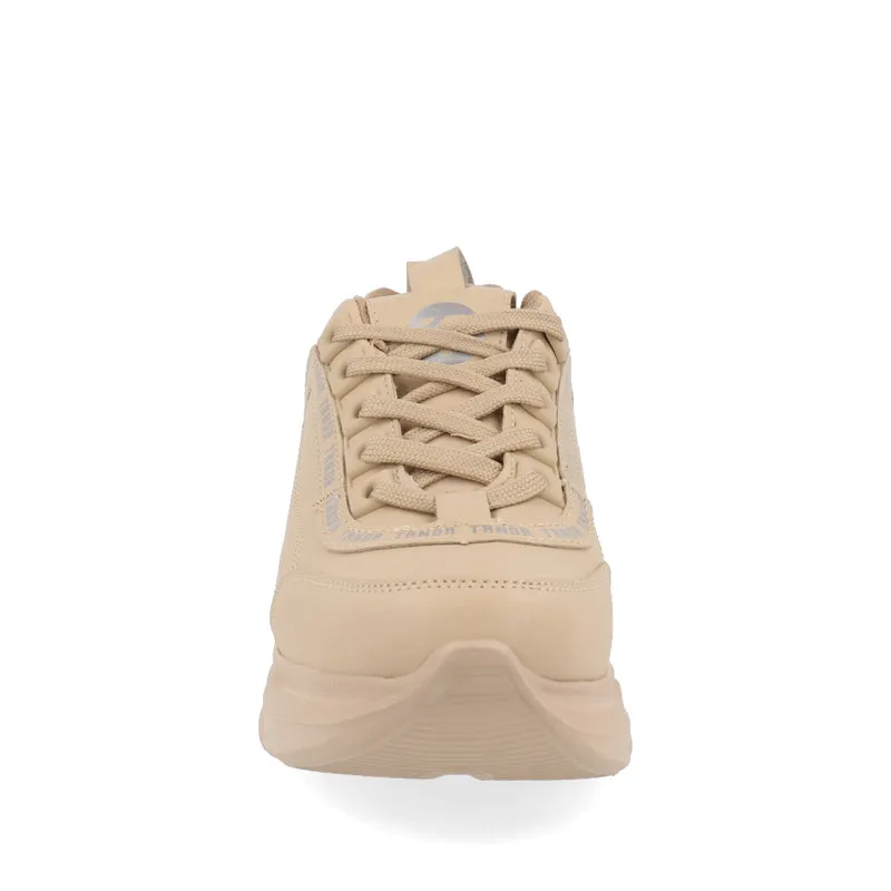 Tenis Urbano Trender color Beige para Mujer