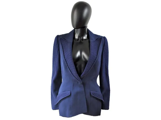 Thierry Mugler Chaquetas Azul marino 