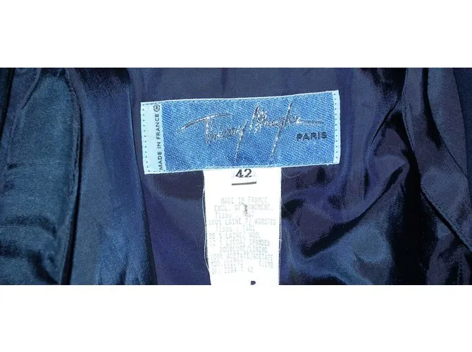 Thierry Mugler Chaquetas Azul marino 