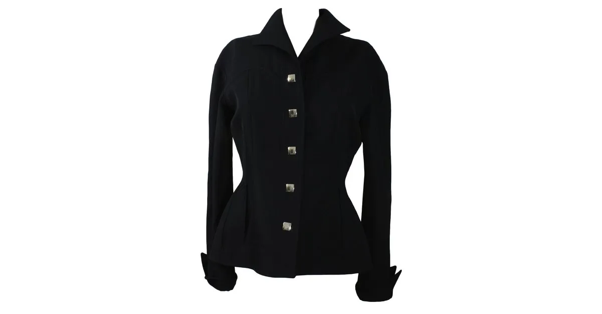 Thierry Mugler Chaquetas Negro 