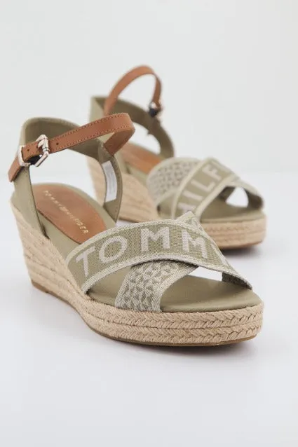 TOMMY HILFIGER WEBBING LOW WEDGE