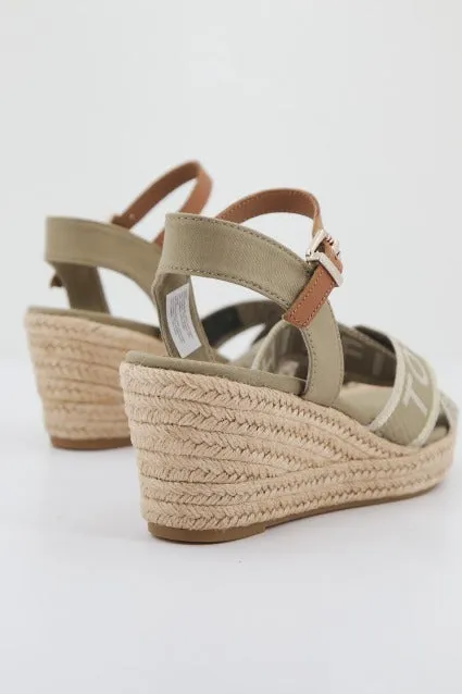 TOMMY HILFIGER WEBBING LOW WEDGE