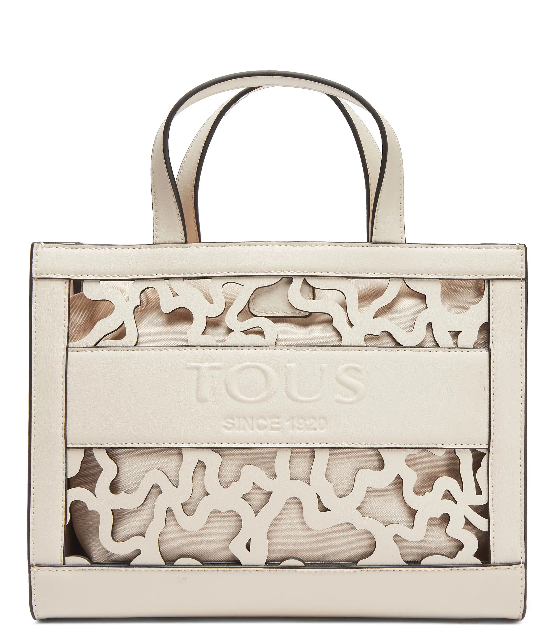 Tous Bolso Satchel beige Amaya Kaos Shock Mujer