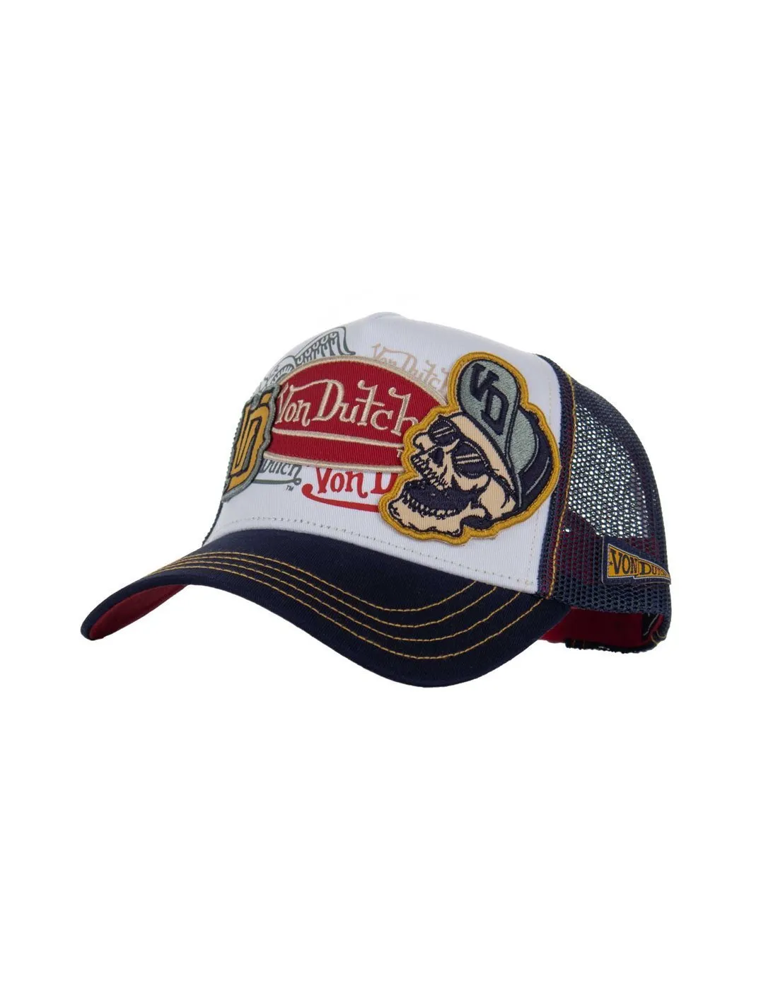 VON DUTCH - Gorra azul marino y blanco VD/1/CT/BAD 