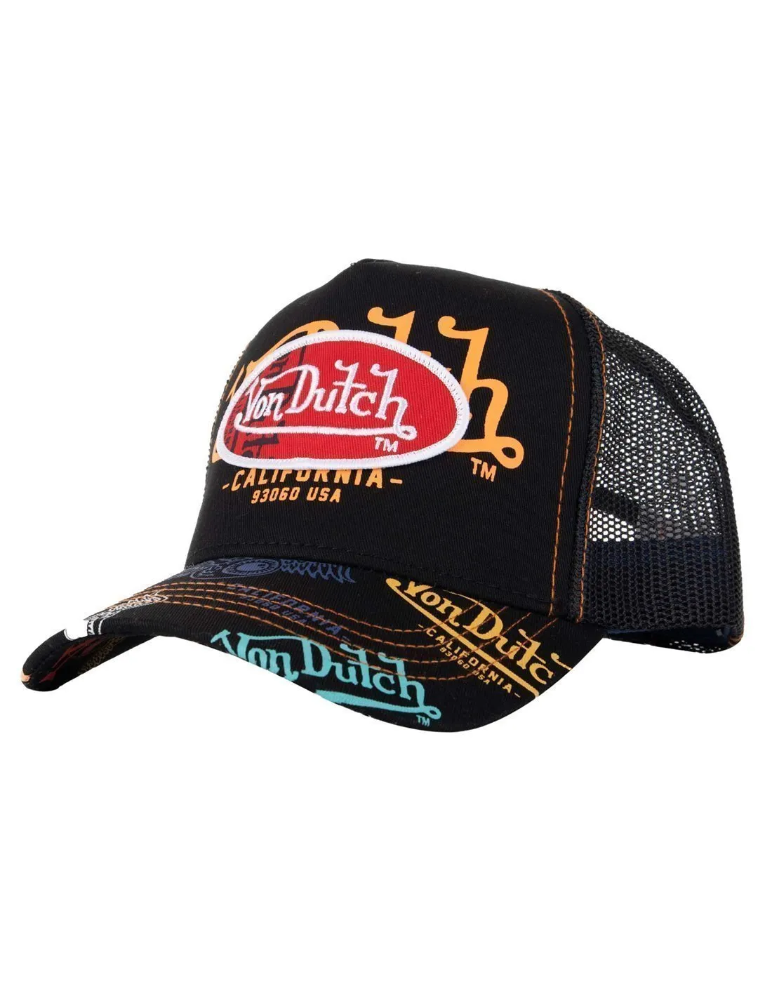 VON DUTCH - Gorra negra vd/0/cas1/Bra/Bla2 Unisex