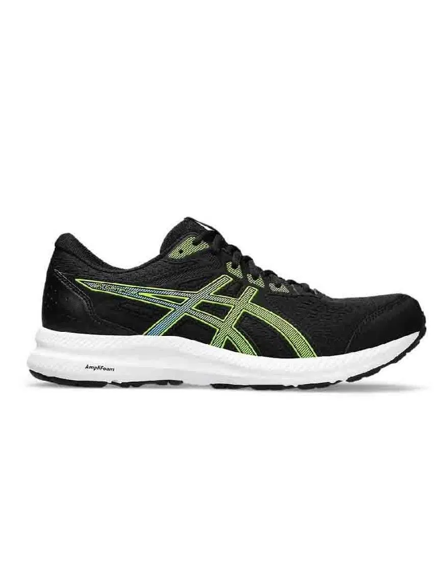 Zapatilla Asics Contend Negro Verde Hombre