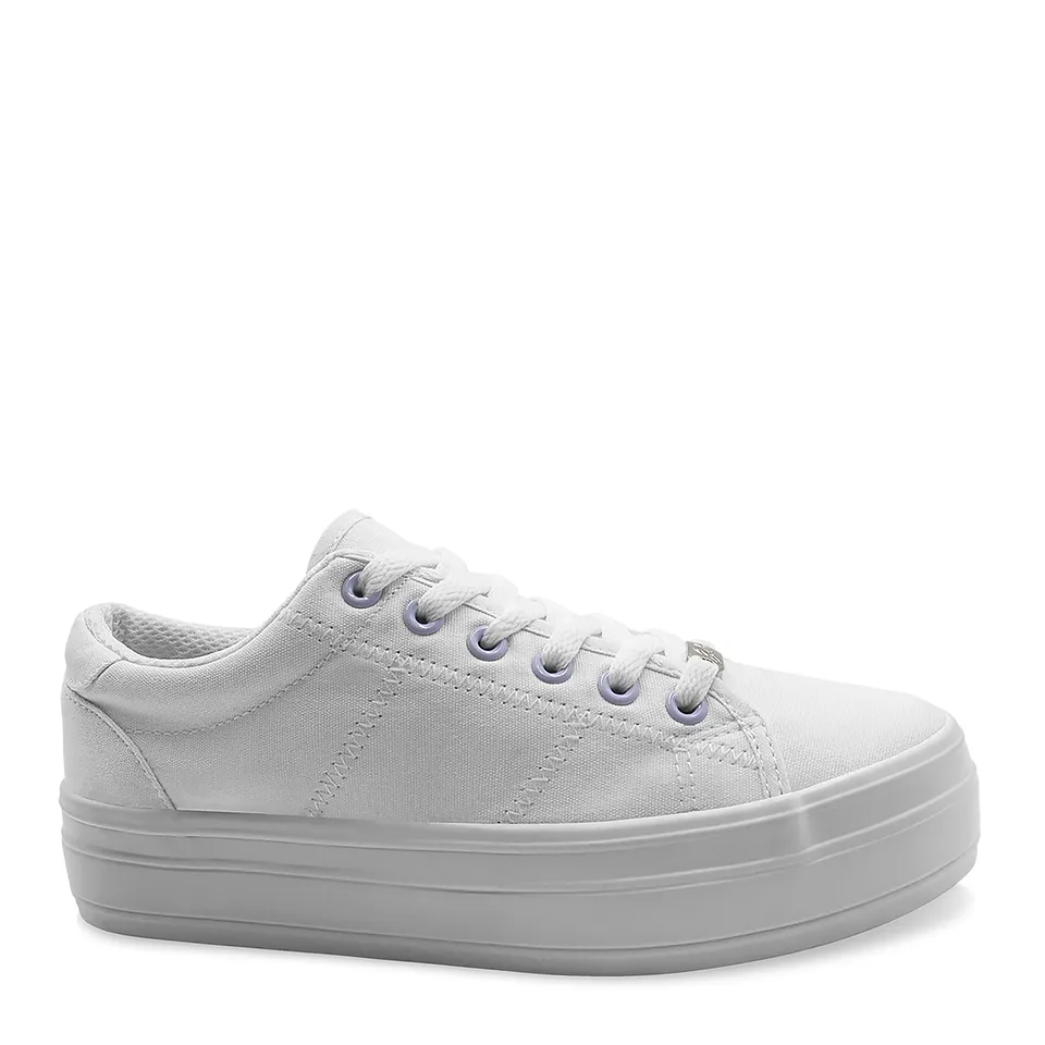 Zapatillas deLona Clippers Blancas