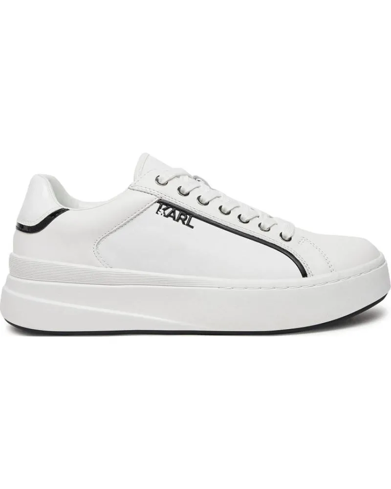 Zapatillas deporte KARL LAGERFELD  de Hombre KRONOS LO LACE LTHR KL54020  BLANCO