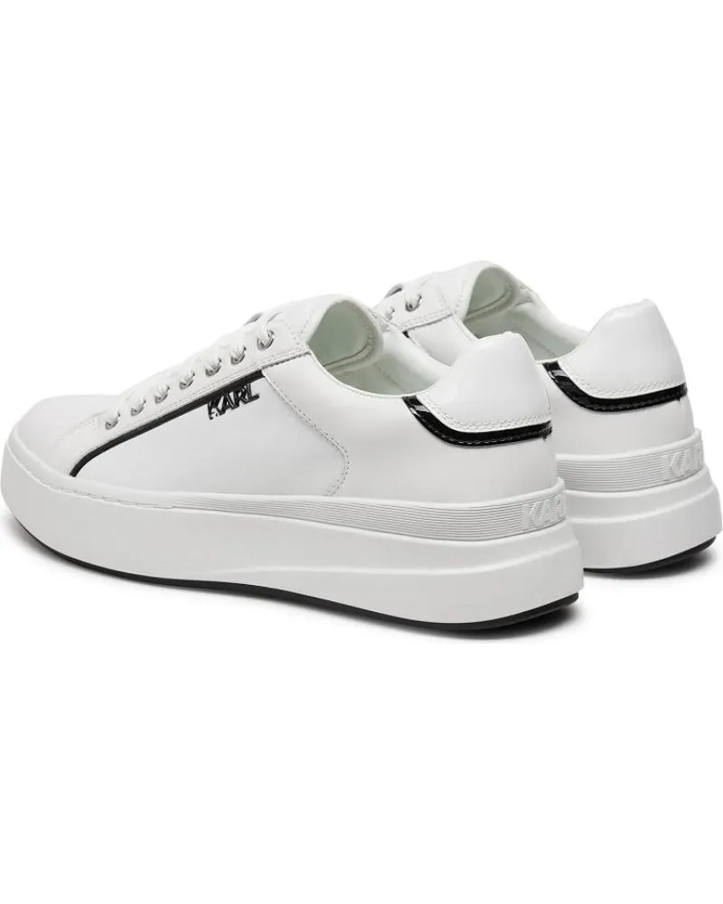 Zapatillas deporte KARL LAGERFELD  de Hombre KRONOS LO LACE LTHR KL54020  BLANCO