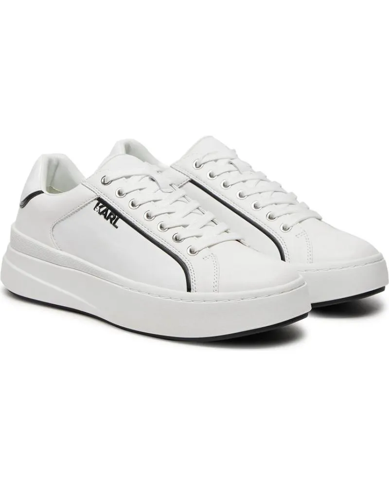 Zapatillas deporte KARL LAGERFELD  de Hombre KRONOS LO LACE LTHR KL54020  BLANCO