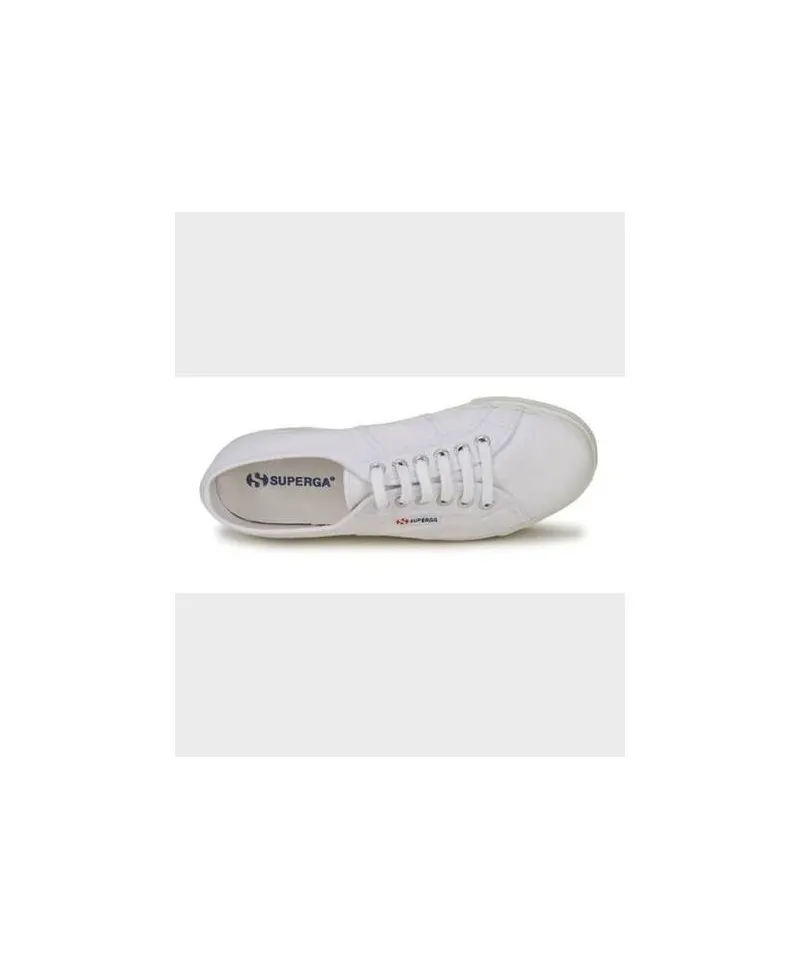 Zapatillas SUPERGA Plataforma Doble Blancas Chica Mujer