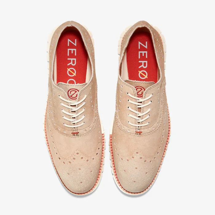 Zapato Casual ZERØGRAND Oxford con punta de ala