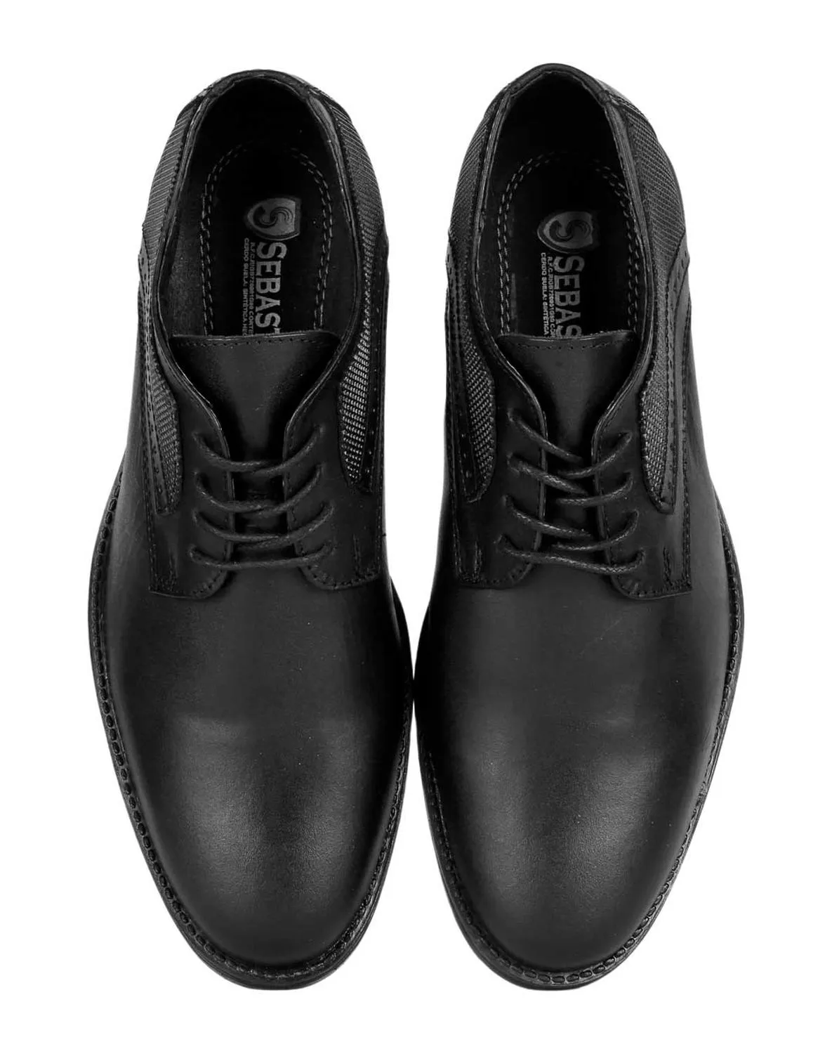 Zapato Hombre Oxford Vestir Negro Piel Stfashion 14904000