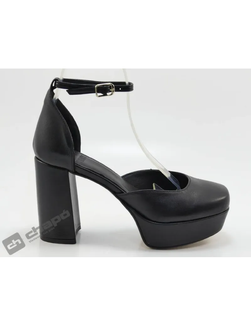 Zapatos Negro  Ch-1200- Piel